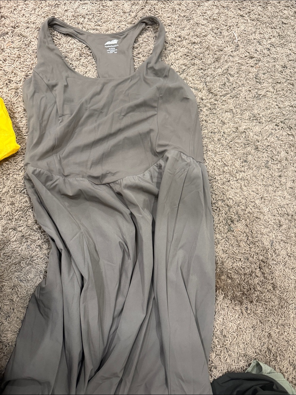 Avia Gray Racerback Maxi Dress